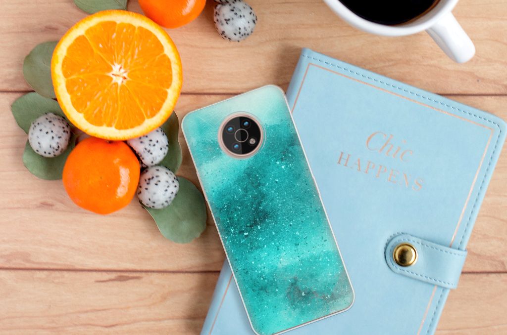 Hoesje maken Nokia G50 Painting Blue B2C Telecom