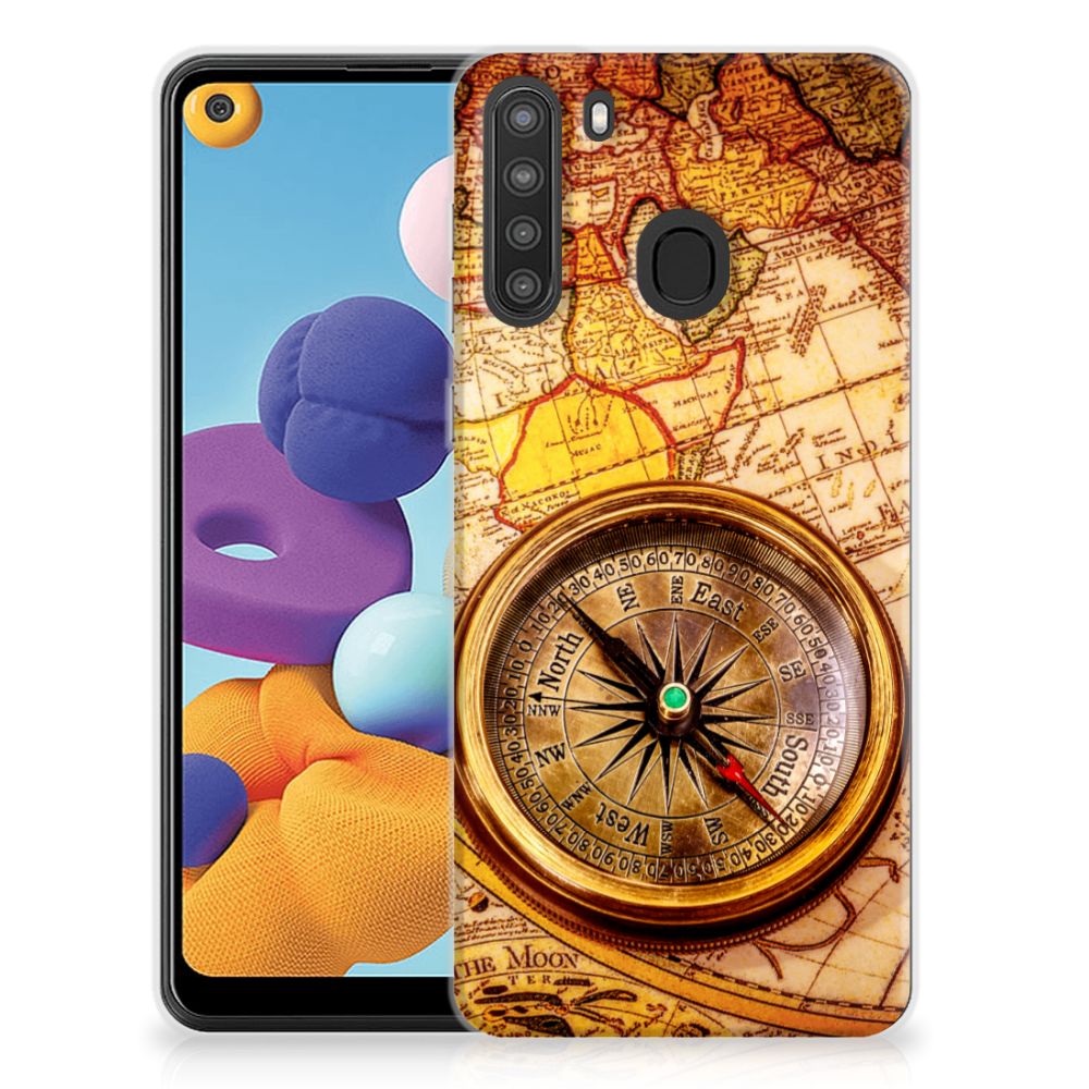 Samsung Galaxy A21 Siliconen Back Cover Kompas B2C Telecom