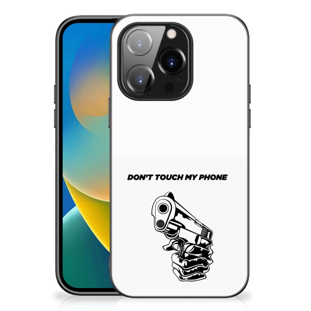 iPhone 14 Pro Telefoon Hoesje Gun Don't Touch My Phone B2C Telecom
