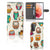Samsung Galaxy S21 Telefoonhoesje met Pasjes Vrolijke Uilen