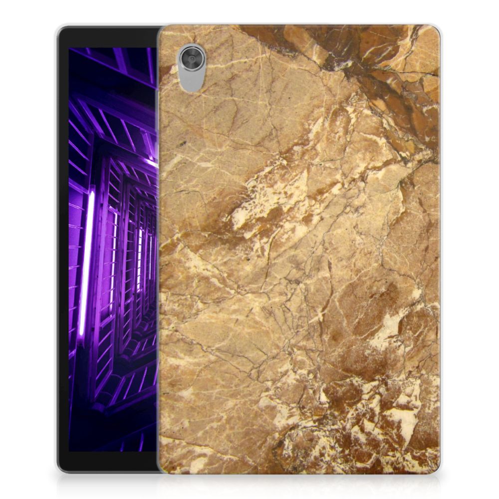 Lenovo Tab M10 HD (2de generatie) Tablet Back Cover Marmer Creme - B2C Telecom
