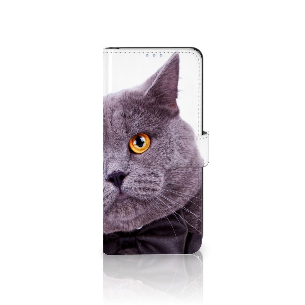 OPPO Reno 4 Pro 5G Telefoonhoesje met Pasjes Kat