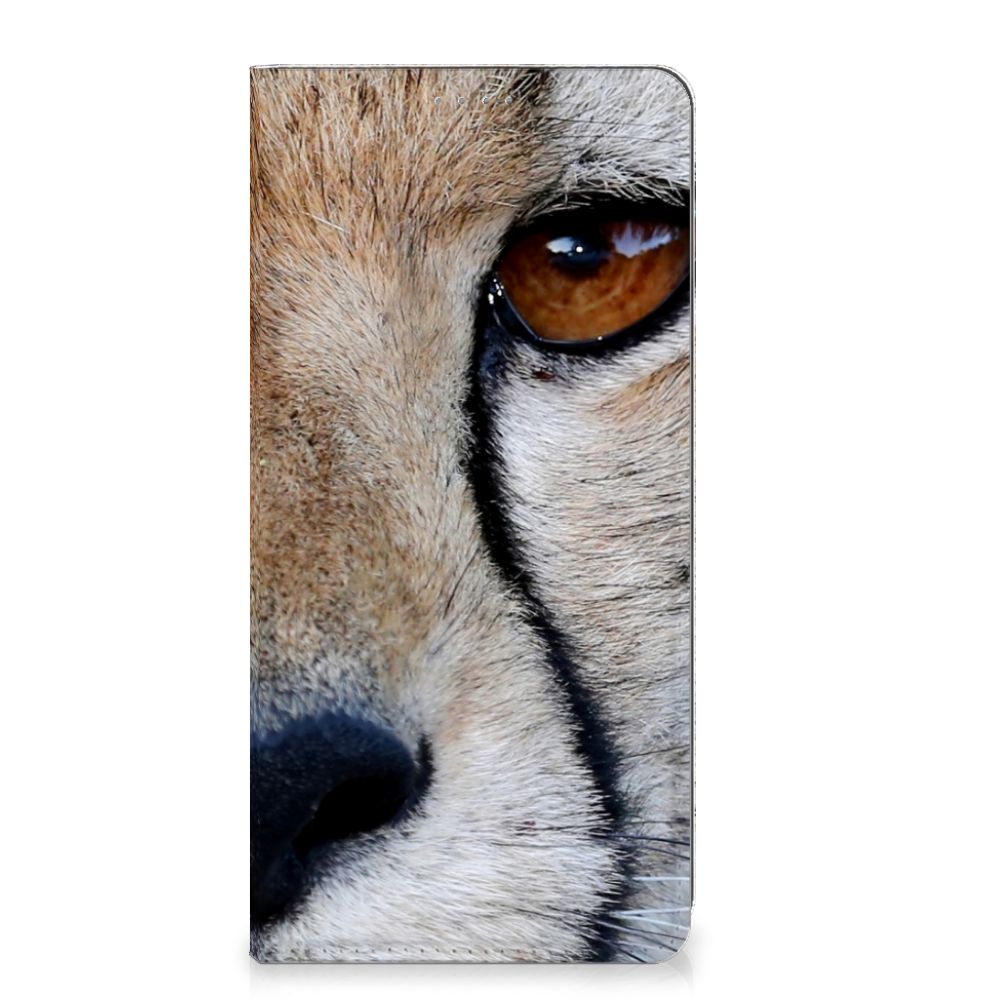 Xiaomi 13 Lite Hoesje maken Cheetah met close-up van een cheetah oog en gezicht, flitsend design