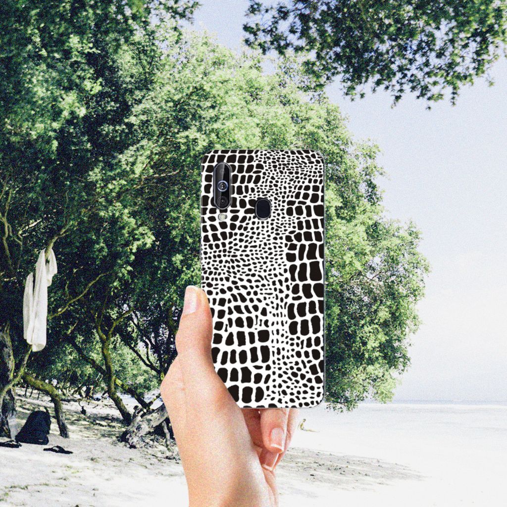 Samsung Galaxy A60 TPU Hoesje Slangenprint