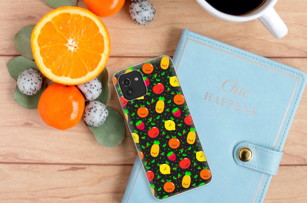 Samsung Galaxy A03 Siliconen Case Fruits B2C Telecom