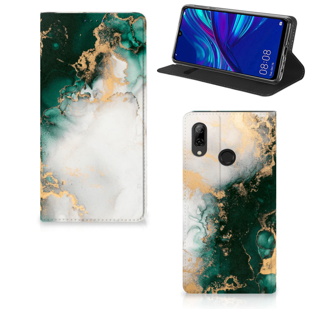 Standcase voor Huawei P Smart (2019) Marmer Groen