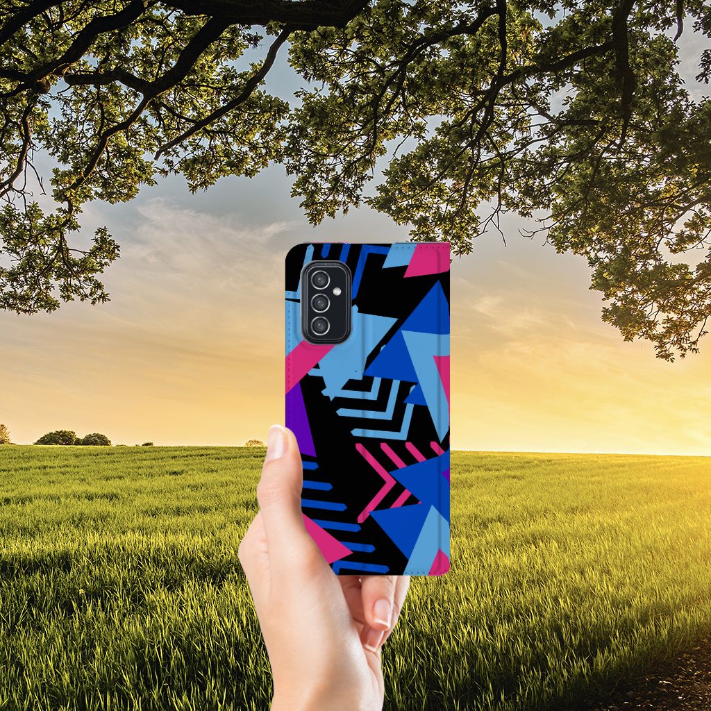 Samsung Galaxy M52 Stand Case Funky Triangle - B2C Telecom