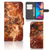 Samsung Galaxy A30 Bookcase Marmer Bruin