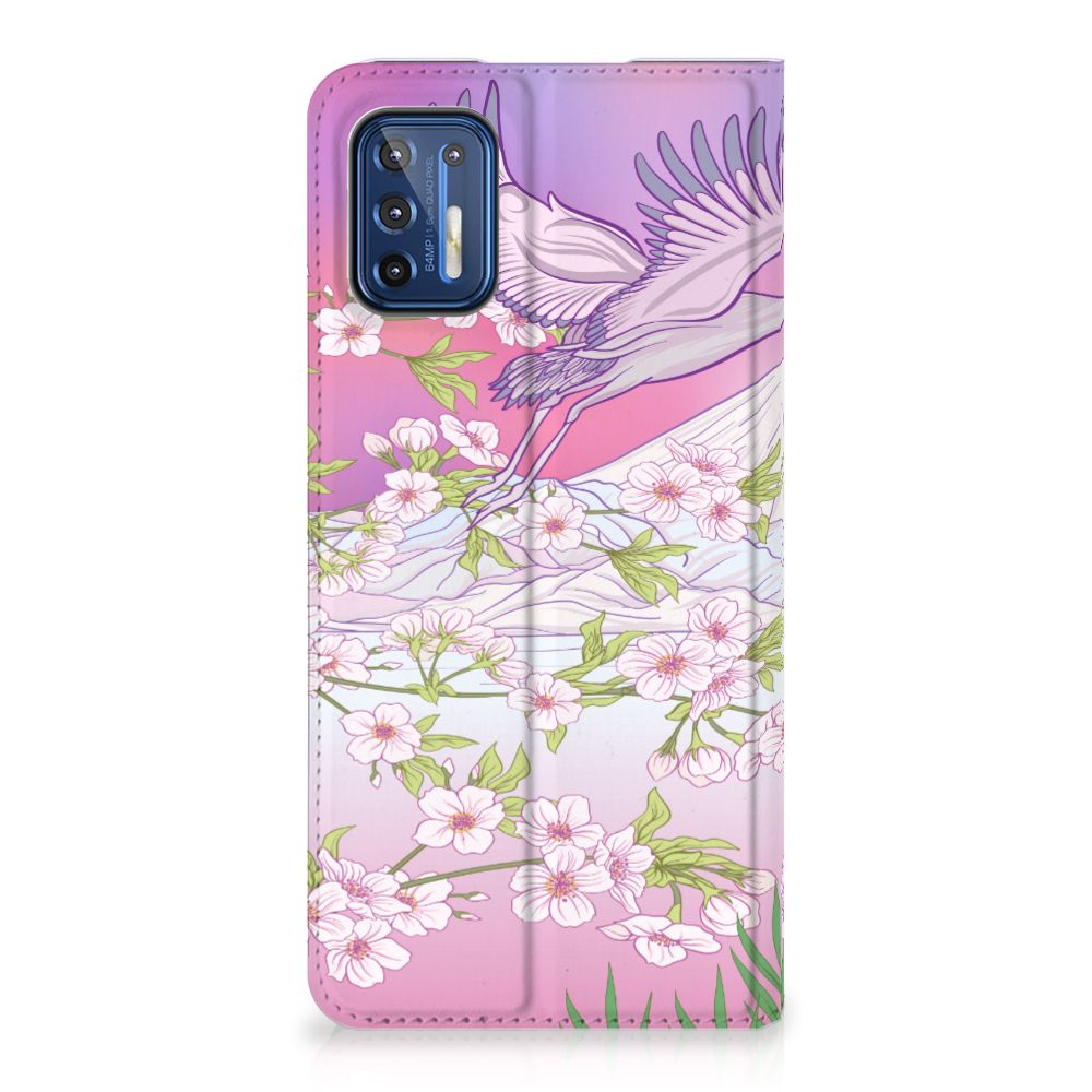 Motorola Moto G9 Plus Hoesje maken Bird Flying - B2C Telecom