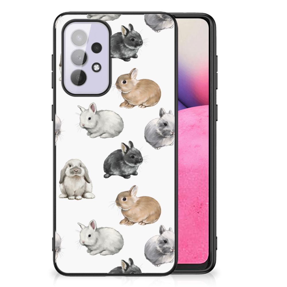 Dierenprint Telefoonhoesje voor Samsung Galaxy A33 5G Konijntjes B2C Telecom