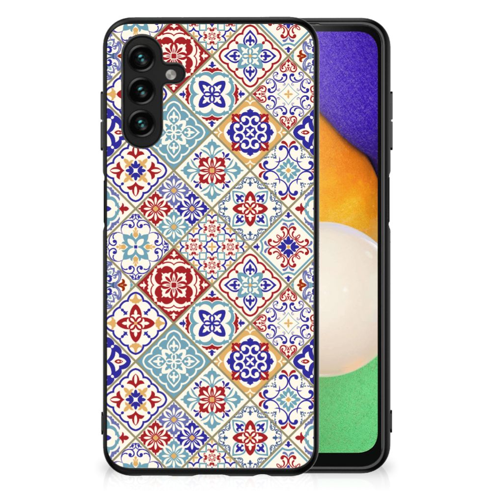 Samsung Galaxy A13 5G | A04s Marmeren Print Telefoonhoesje Tiles Color