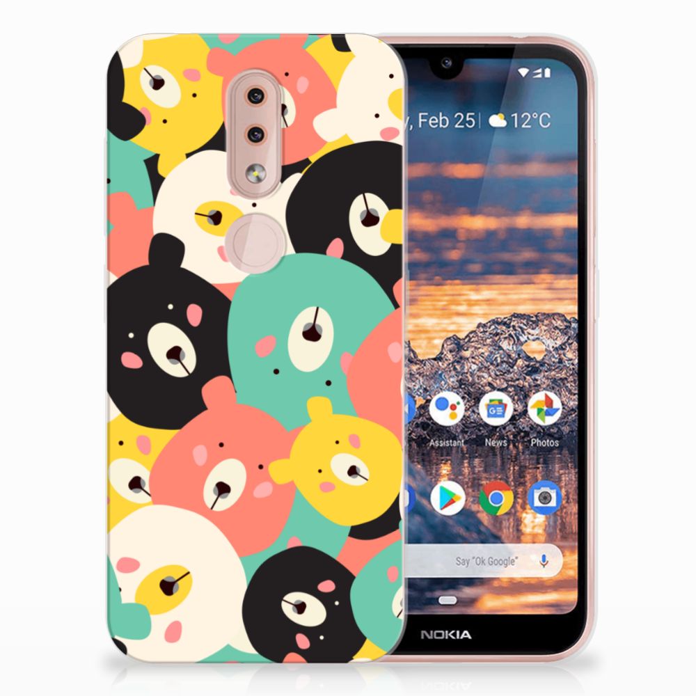 Nokia 4.2 Telefoonhoesje met Naam Bears