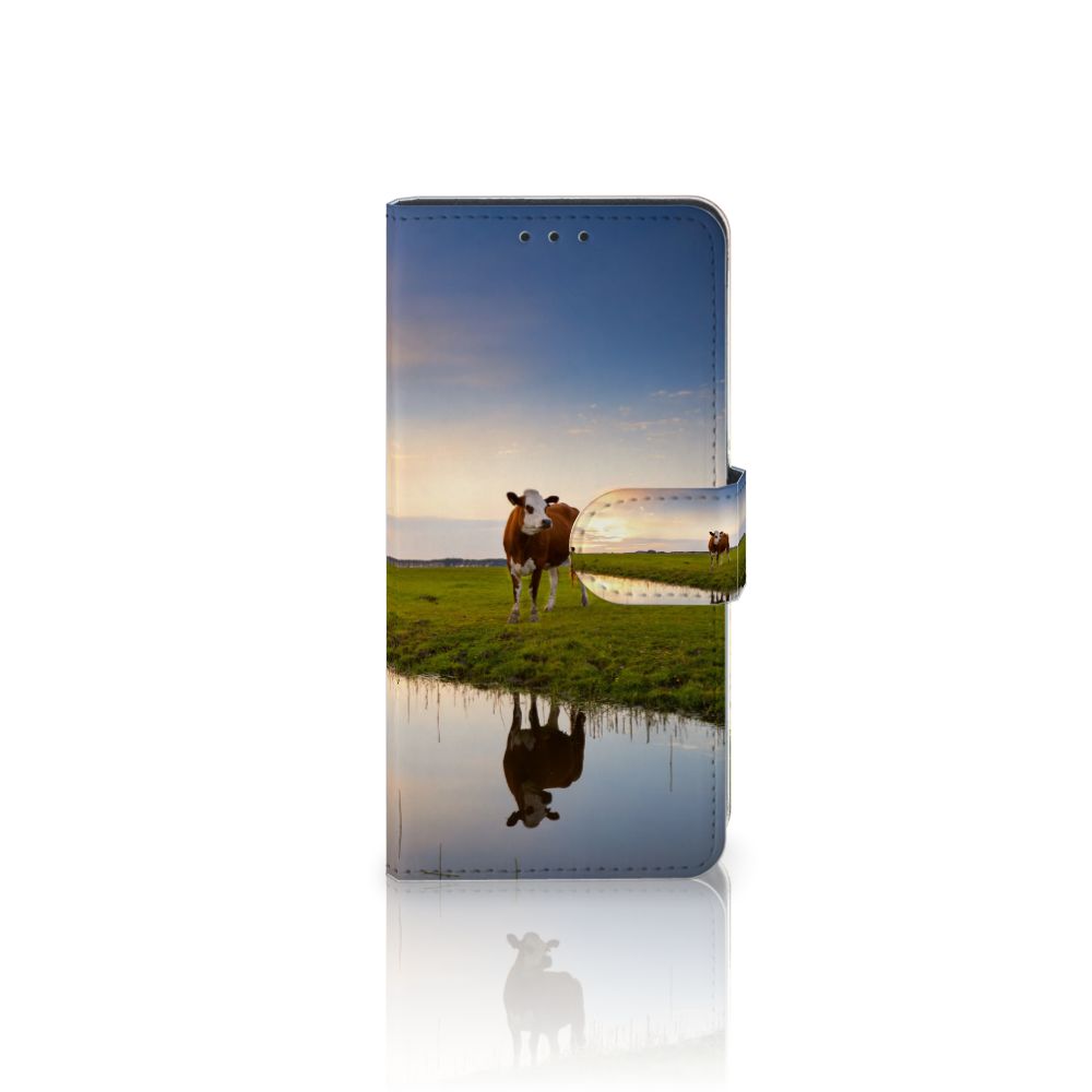 Huawei P40 Telefoonhoesje met Pasjes Koe