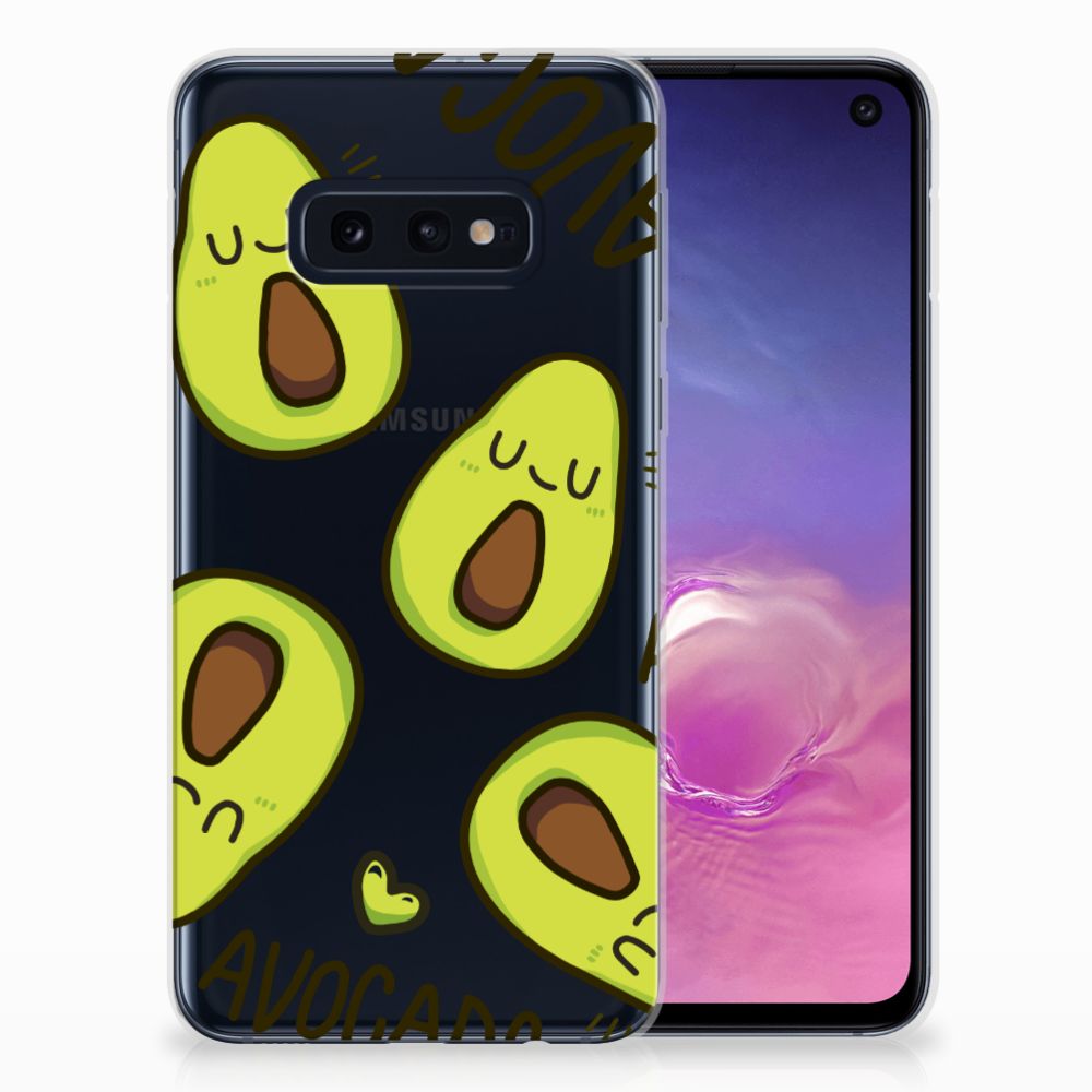 Samsung Galaxy S10e Telefoonhoesje met Naam Avocado Singing