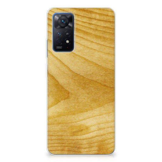 Xiaomi Redmi Note 11 Pro 5G Bumper Hoesje Licht Hout