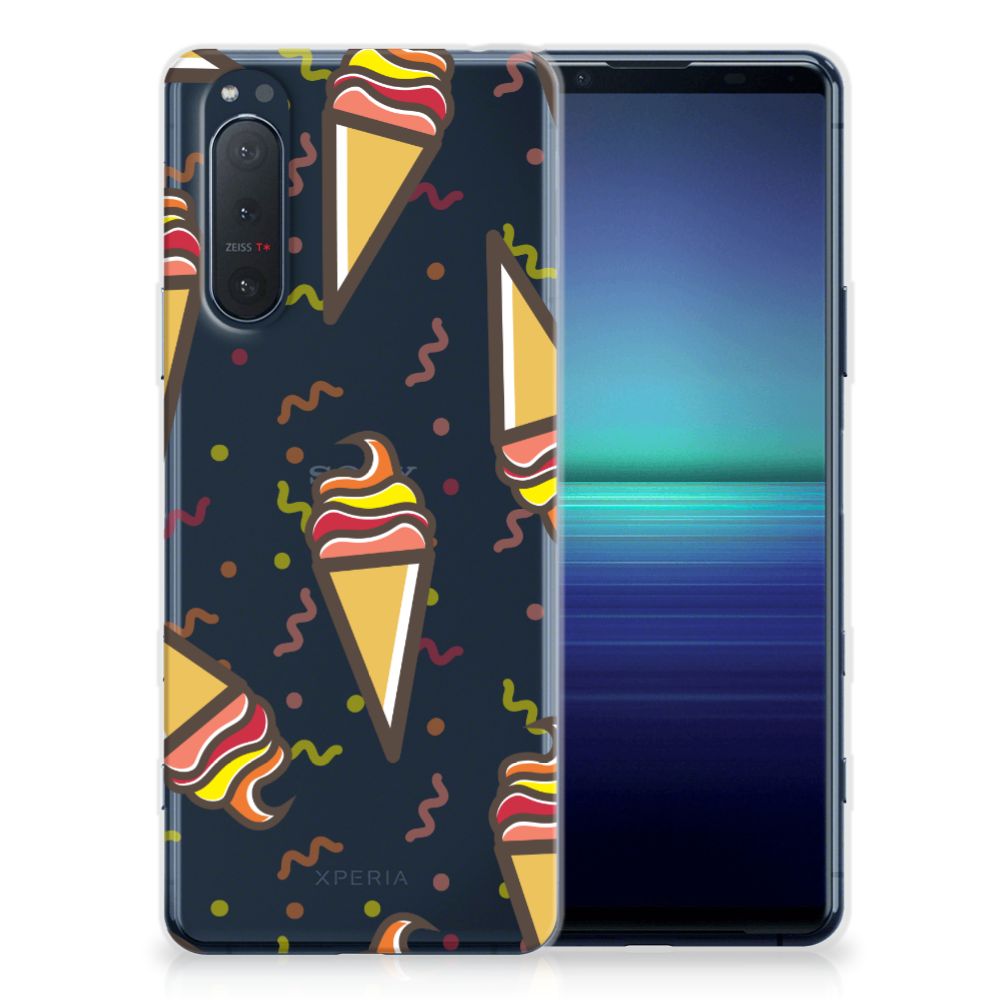 Sony Xperia 5II Siliconen Case Icecream