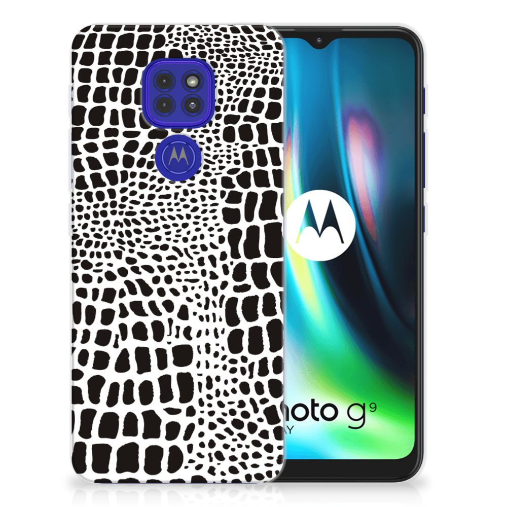 Motorola Moto G9 Play | E7 Plus TPU Hoesje Slangenprint B2C Telecom