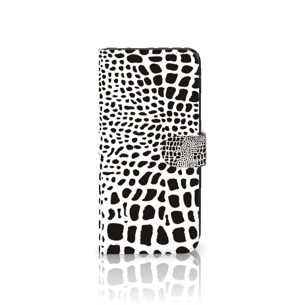Samsung Galaxy A34 Telefoonhoesje met Pasjes Slangenprint