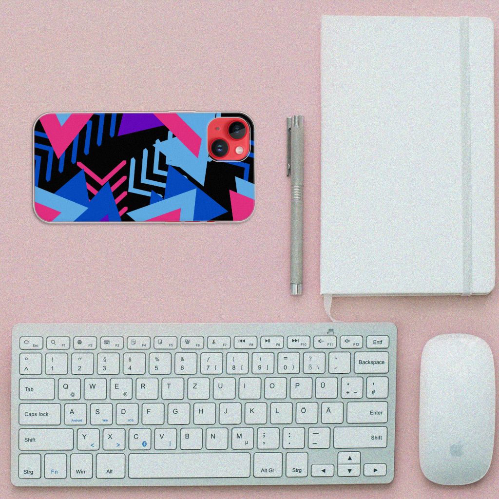 iPhone 14 Plus TPU Hoesje Funky Triangle B2C Telecom