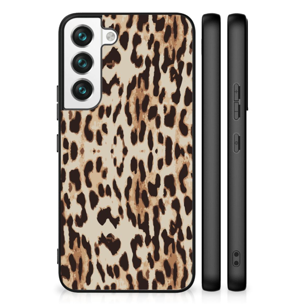 Samsung Galaxy S22 Dierenprint Telefoonhoesje Leopard B2C Telecom