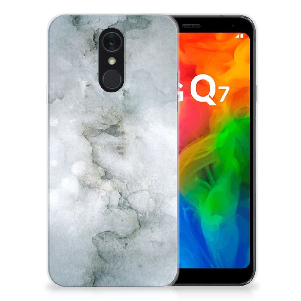 Hoesje maken LG Q7 Painting Grey