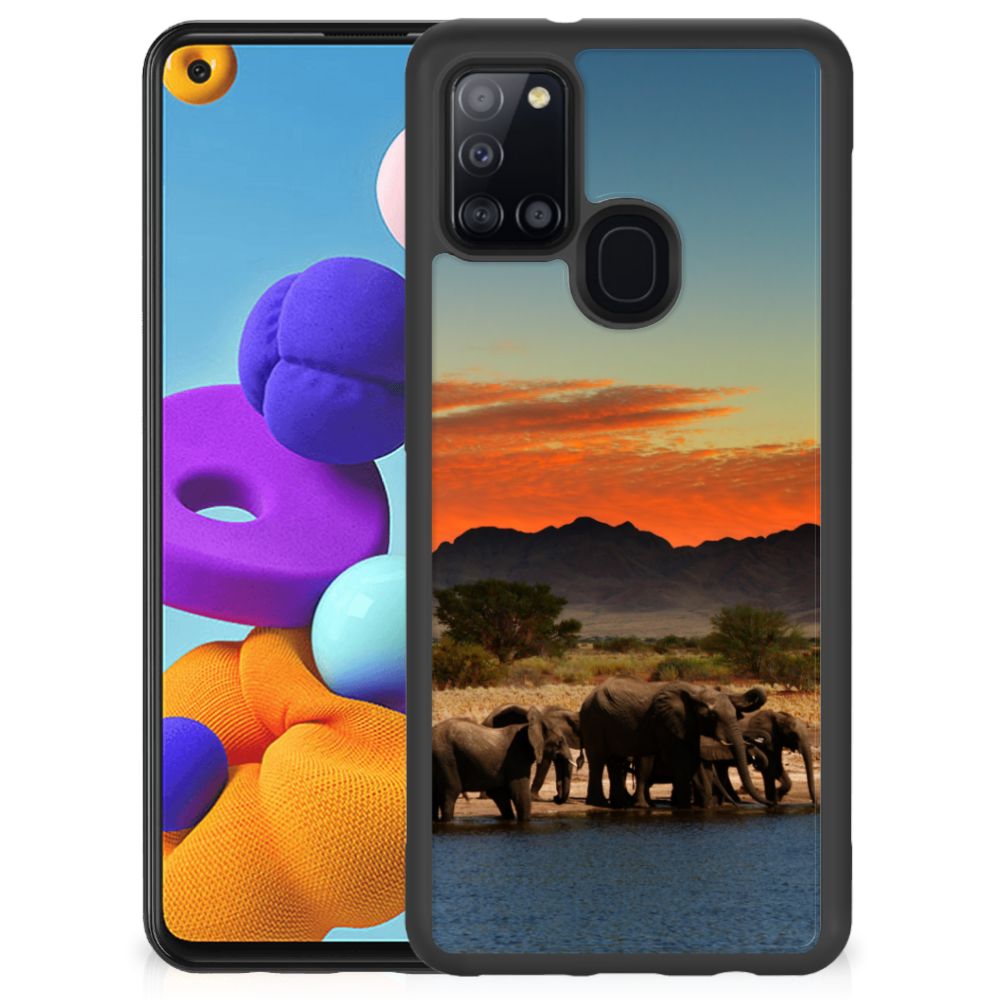 Samsung Galaxy A21s Back Cover Olifanten