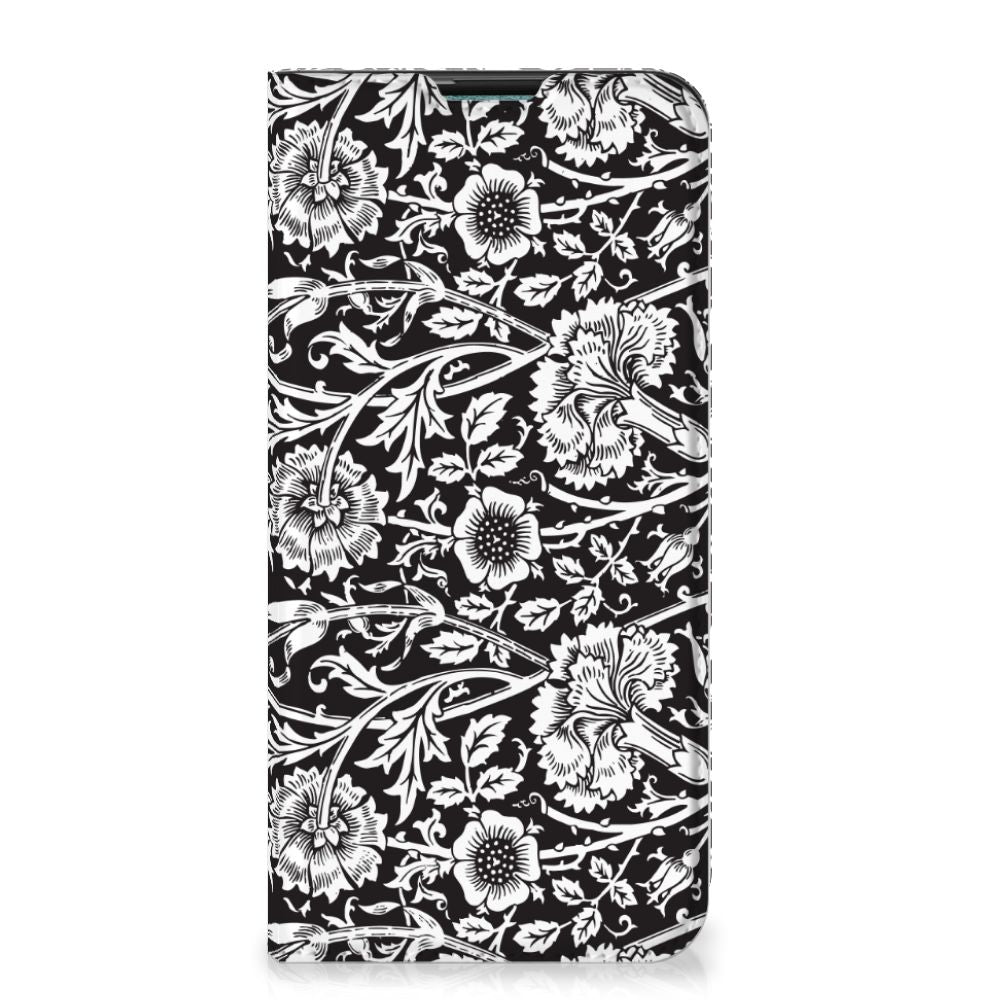 Nokia X20 | X10 Smart Cover Black Flowers - B2C Telecom
