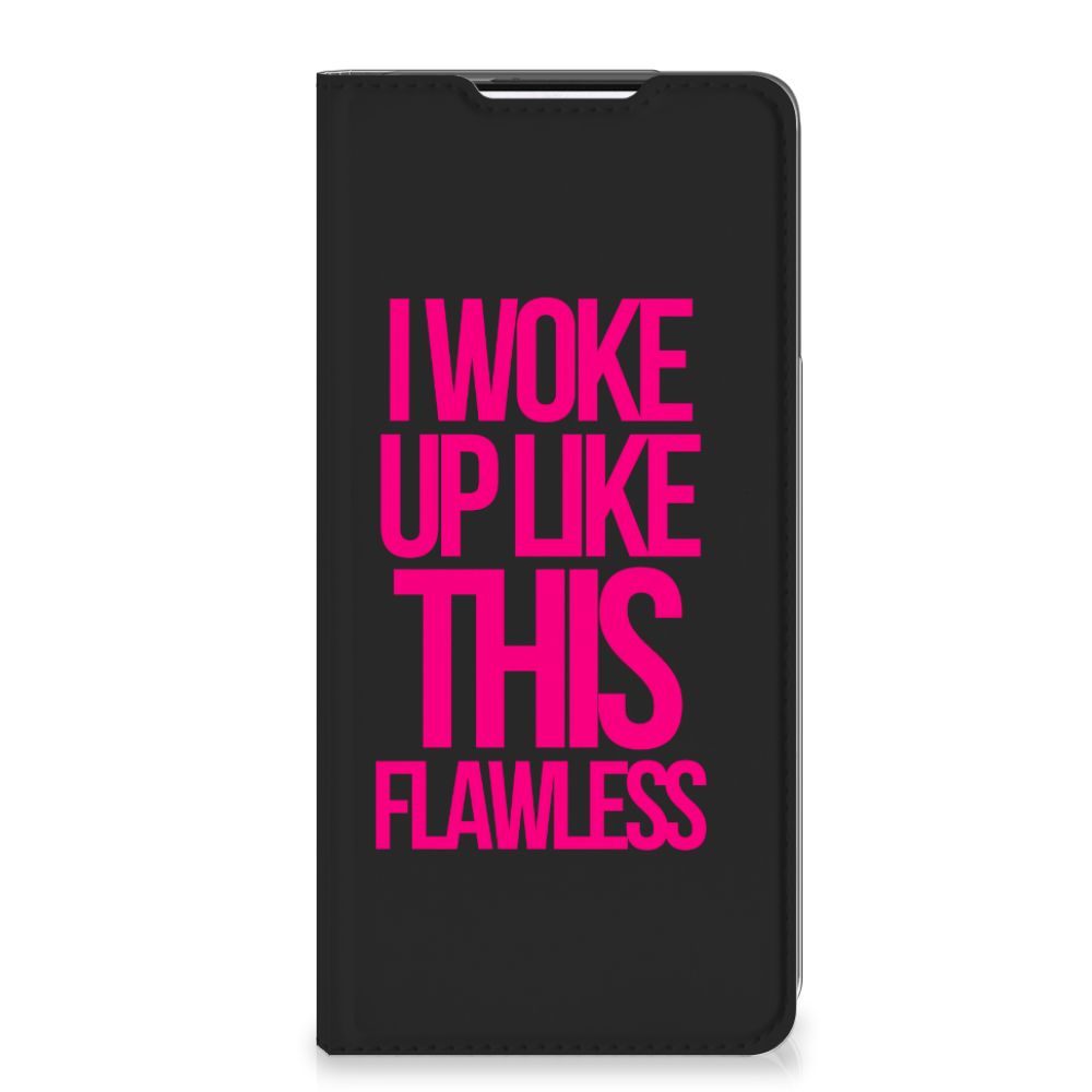 Samsung Galaxy S21 Plus Hoesje met tekst Woke Up - Origineel Cadeau Zelf Maken - B2C Telecom