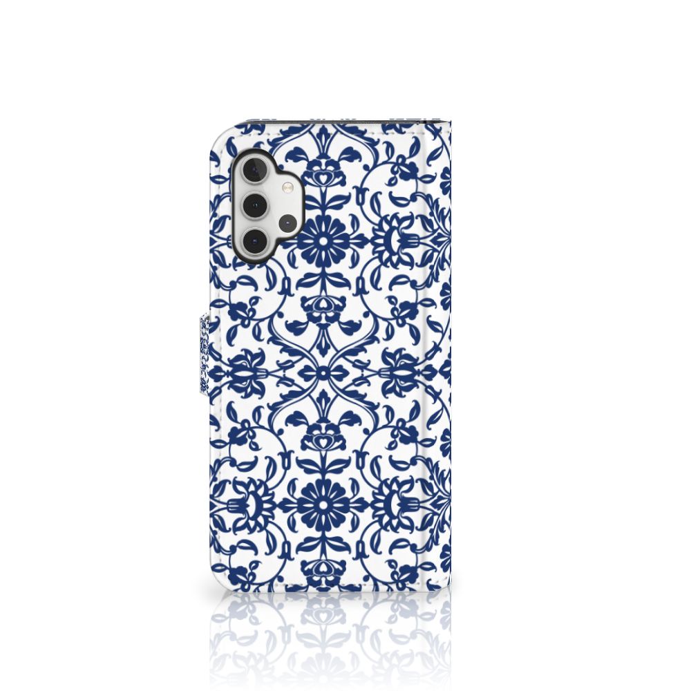 Samsung Galaxy A32 4G Hoesje Flower Blue