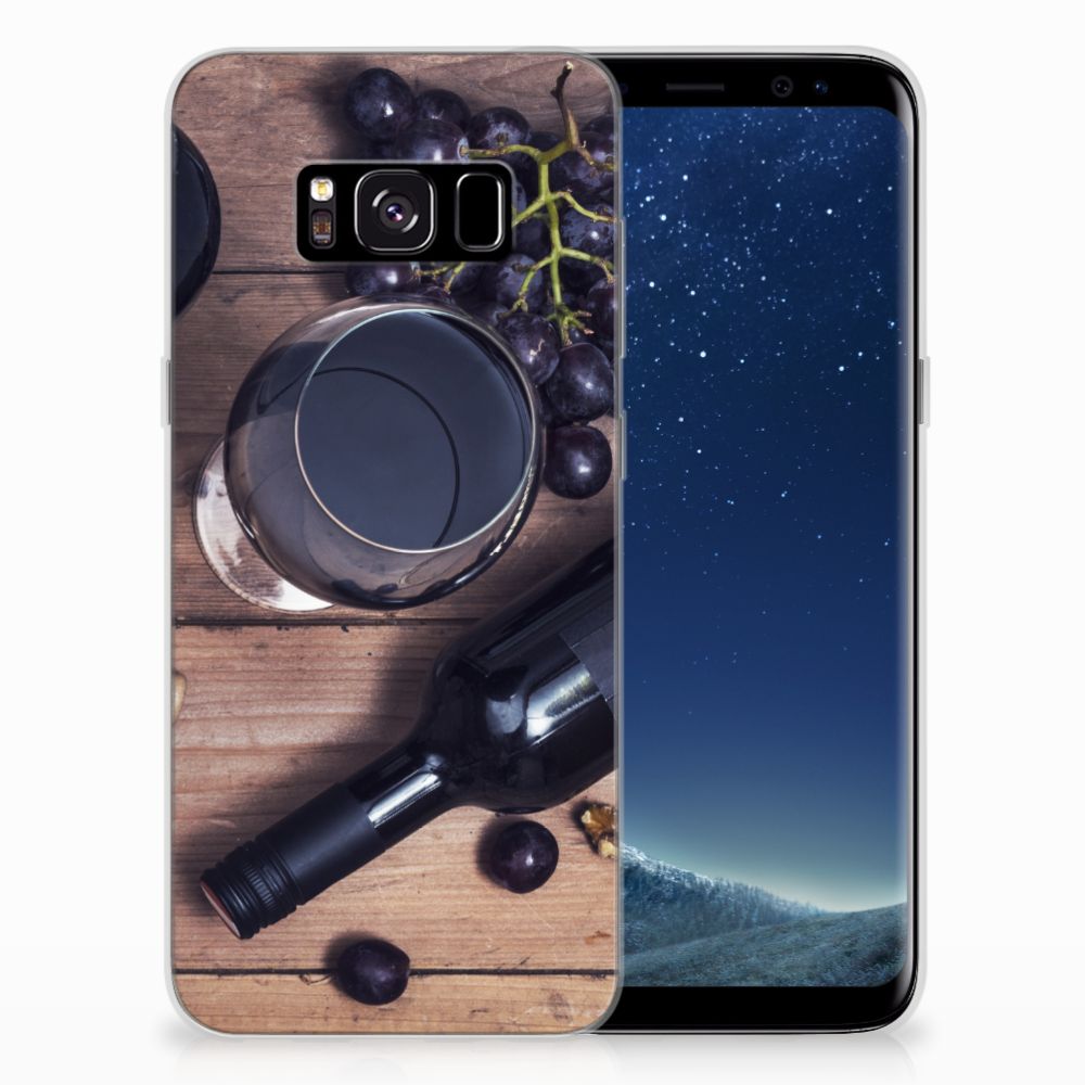 Samsung Galaxy S8 Siliconen Case Wijn