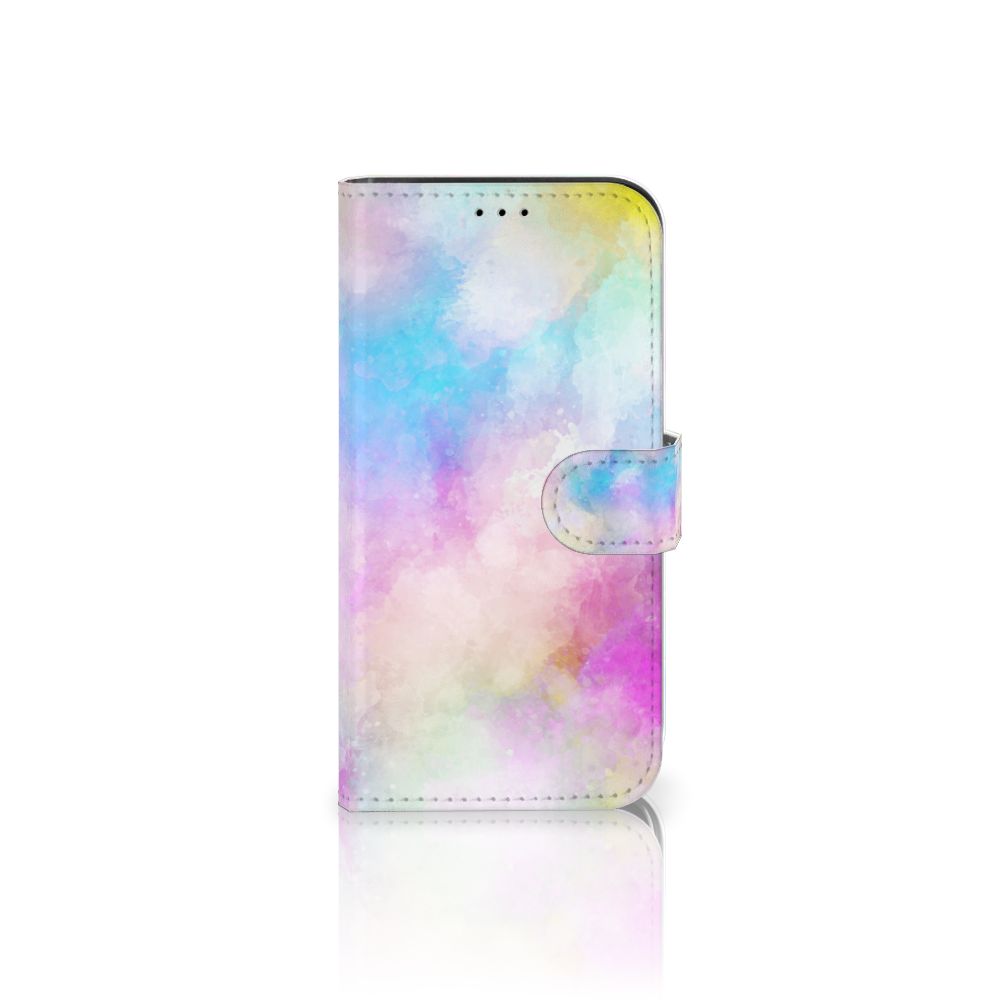Hoesje iPhone 13 Pro Watercolor Light met pastelkleuren en unieke watercolor uitstraling.