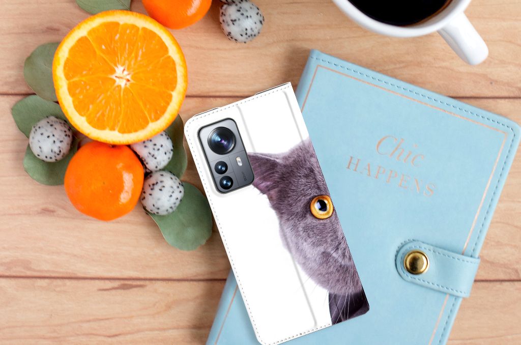 Xiaomi 12 Pro Hoesje maken Kat - B2C Telecom