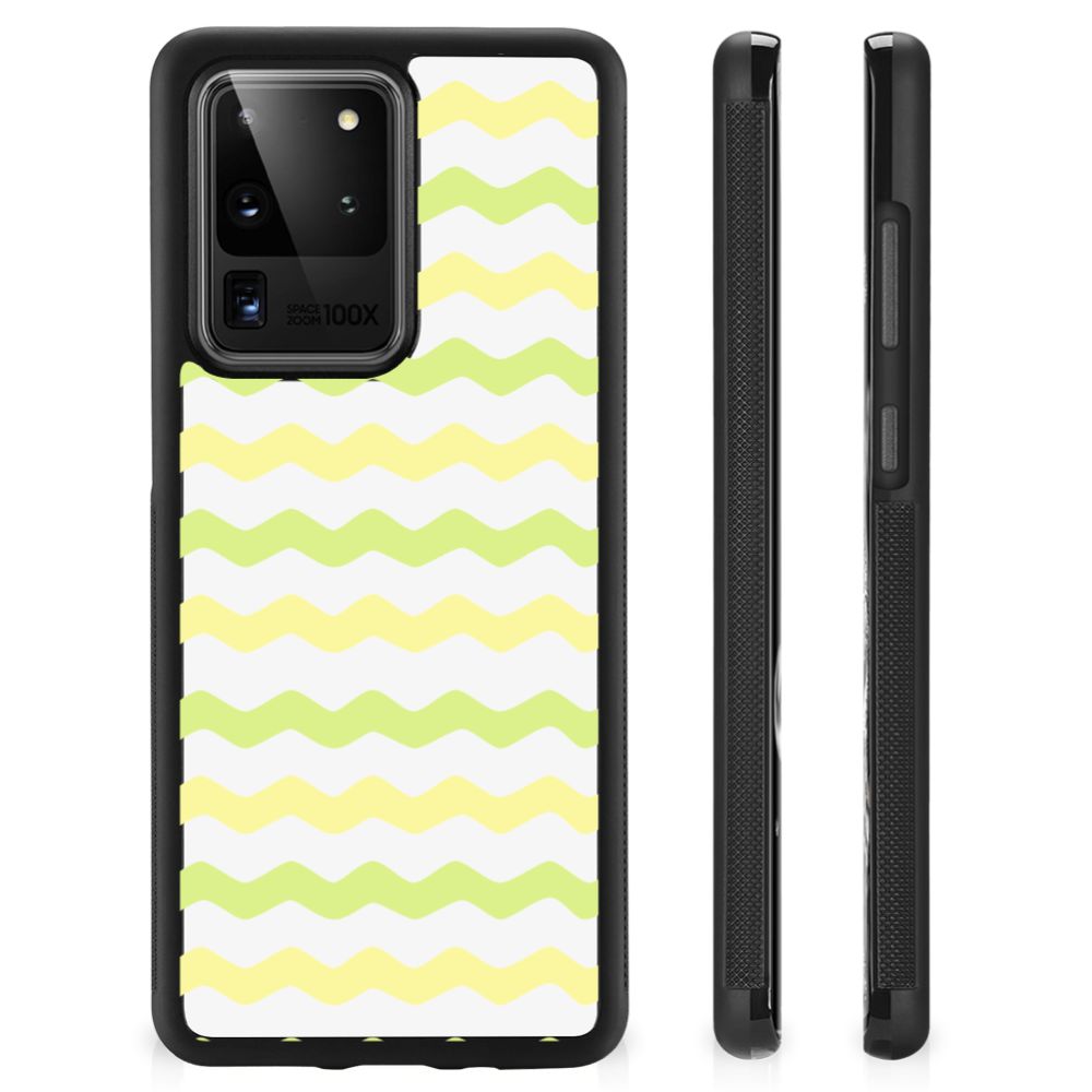 Samsung Galaxy S20 Ultra Bumper Case Waves Yellow B2C Telecom