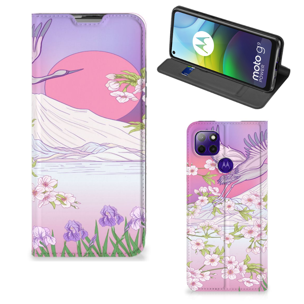 Motorola Moto G9 Power Hoesje maken Bird Flying - B2C Telecom