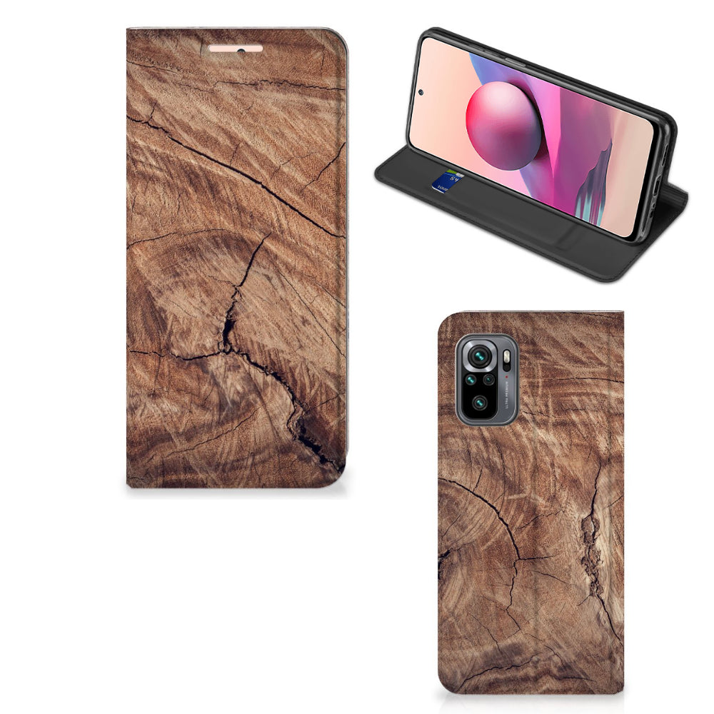 Xiaomi Redmi Note 10 4G | 10S | Poco M5s Book Wallet Case Tree Trunk