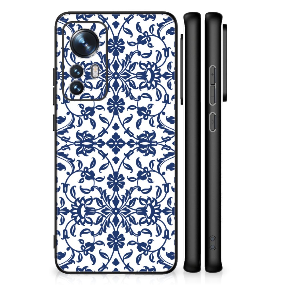 Xiaomi 12 | 12X Bloemen Hoesje Flower Blue B2C Telecom