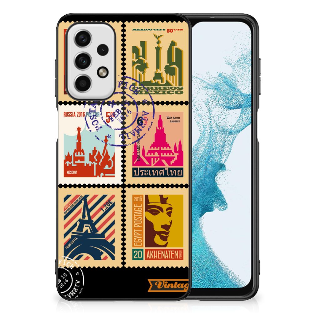 Samsung Galaxy A23 TPU Backcover Postzegels B2C Telecom