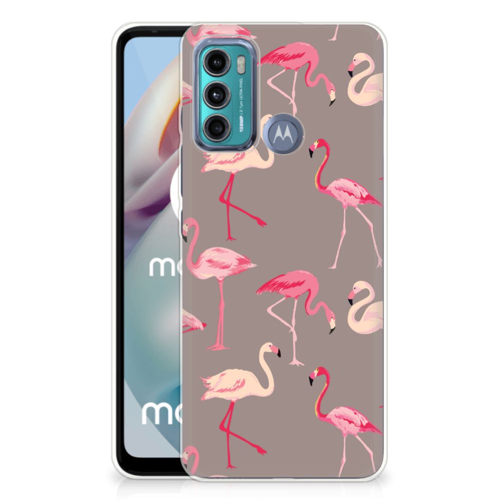 Motorola Moto G60 TPU Hoesje Flamingo B2C Telecom