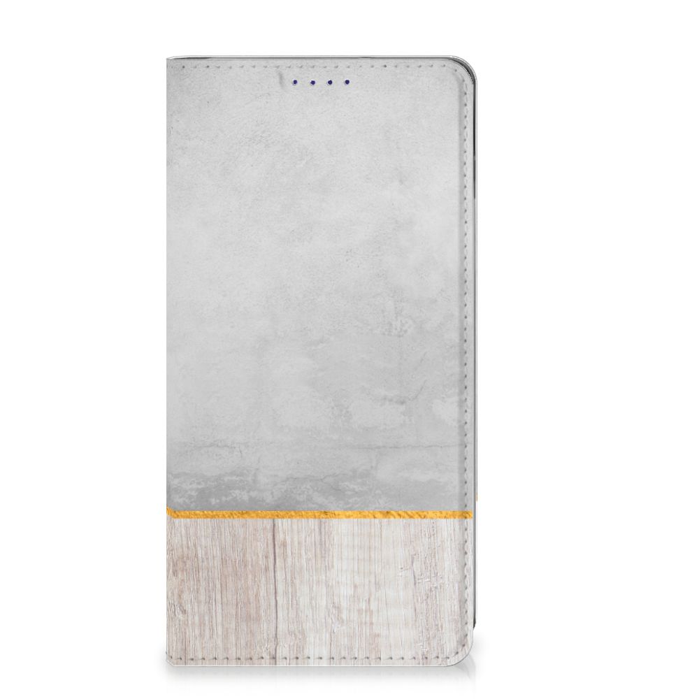 Samsung Galaxy S10 Book Wallet Case Wood Concrete