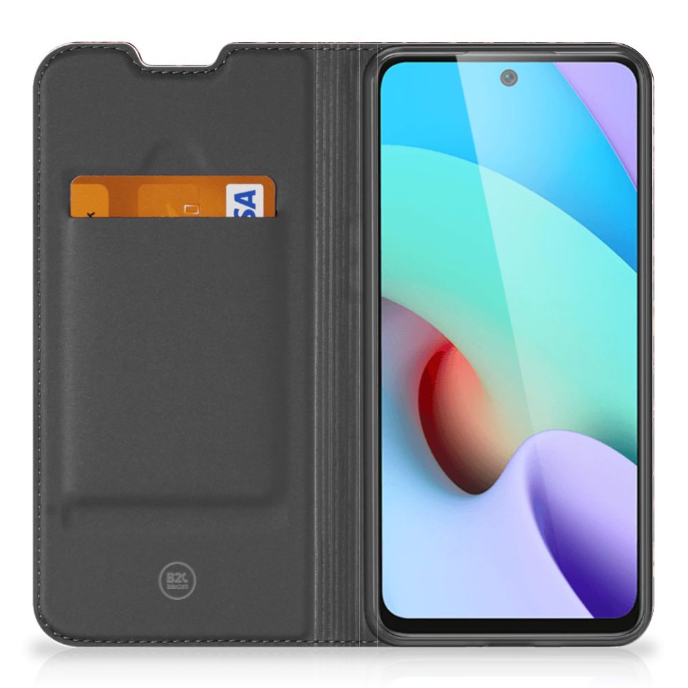 Xiaomi Redmi 10 Flip Style Cover Koffiebonen