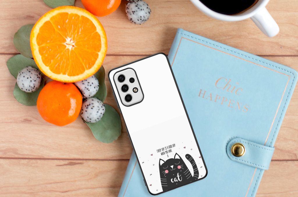 Samsung Galaxy A23 Hoesje Cat Good Day B2C Telecom