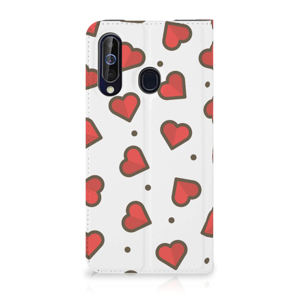 Samsung Galaxy A60 Hoesje met Magneet Hearts