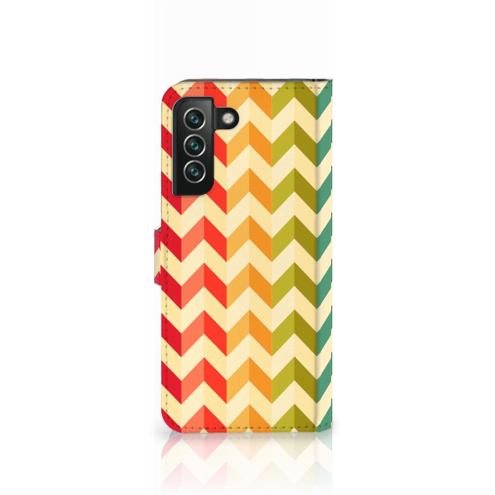 Samsung Galaxy S22 Plus Telefoon Hoesje Zigzag Multi Color