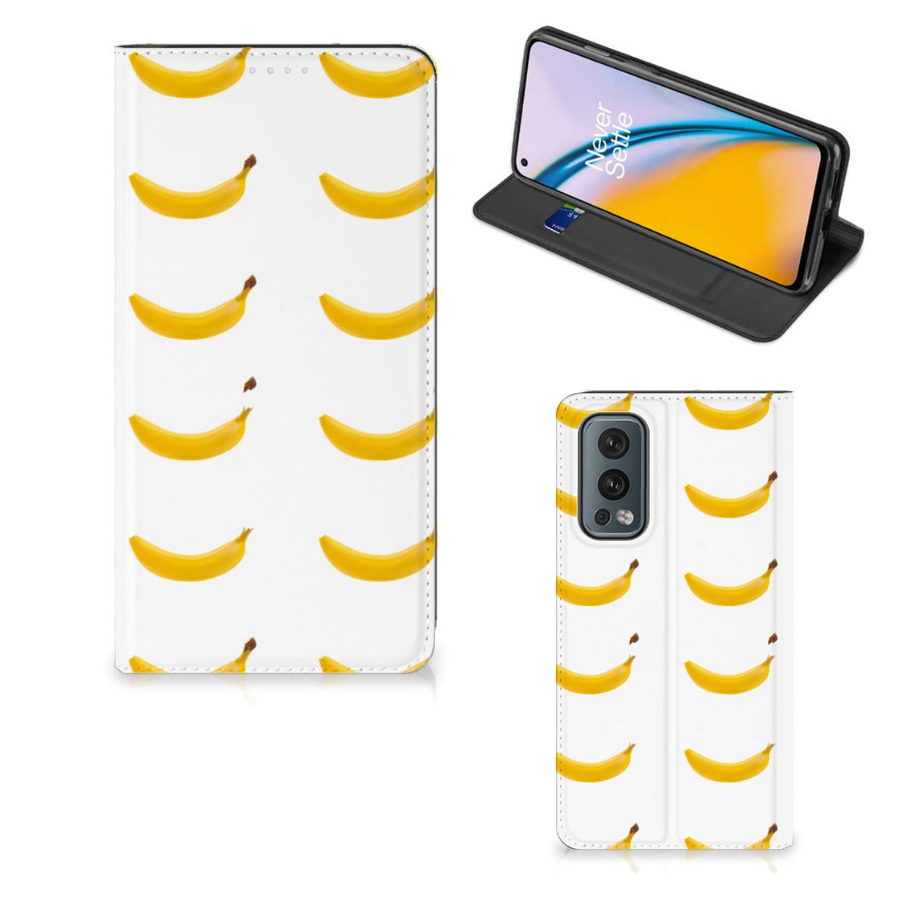 OnePlus Nord 2 5G Flip Style Cover Banana