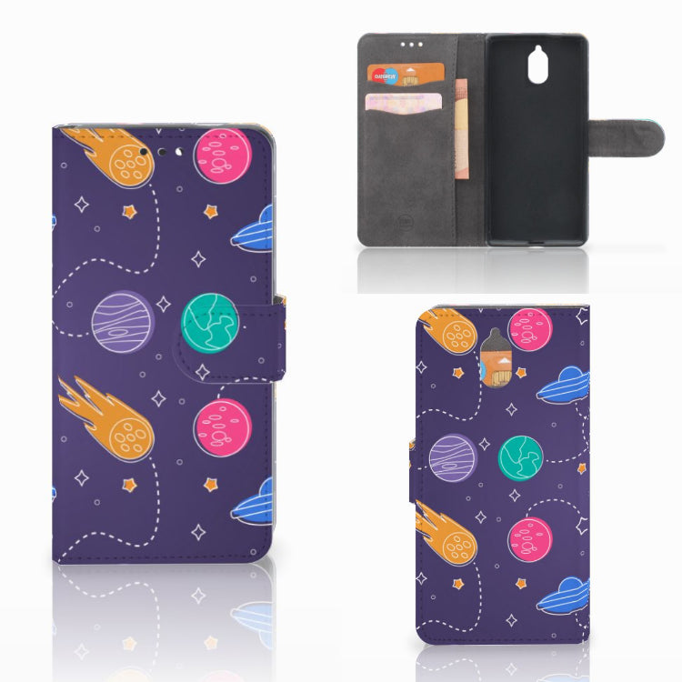Nokia 3.1 (2018) Wallet Case met Pasjes Space