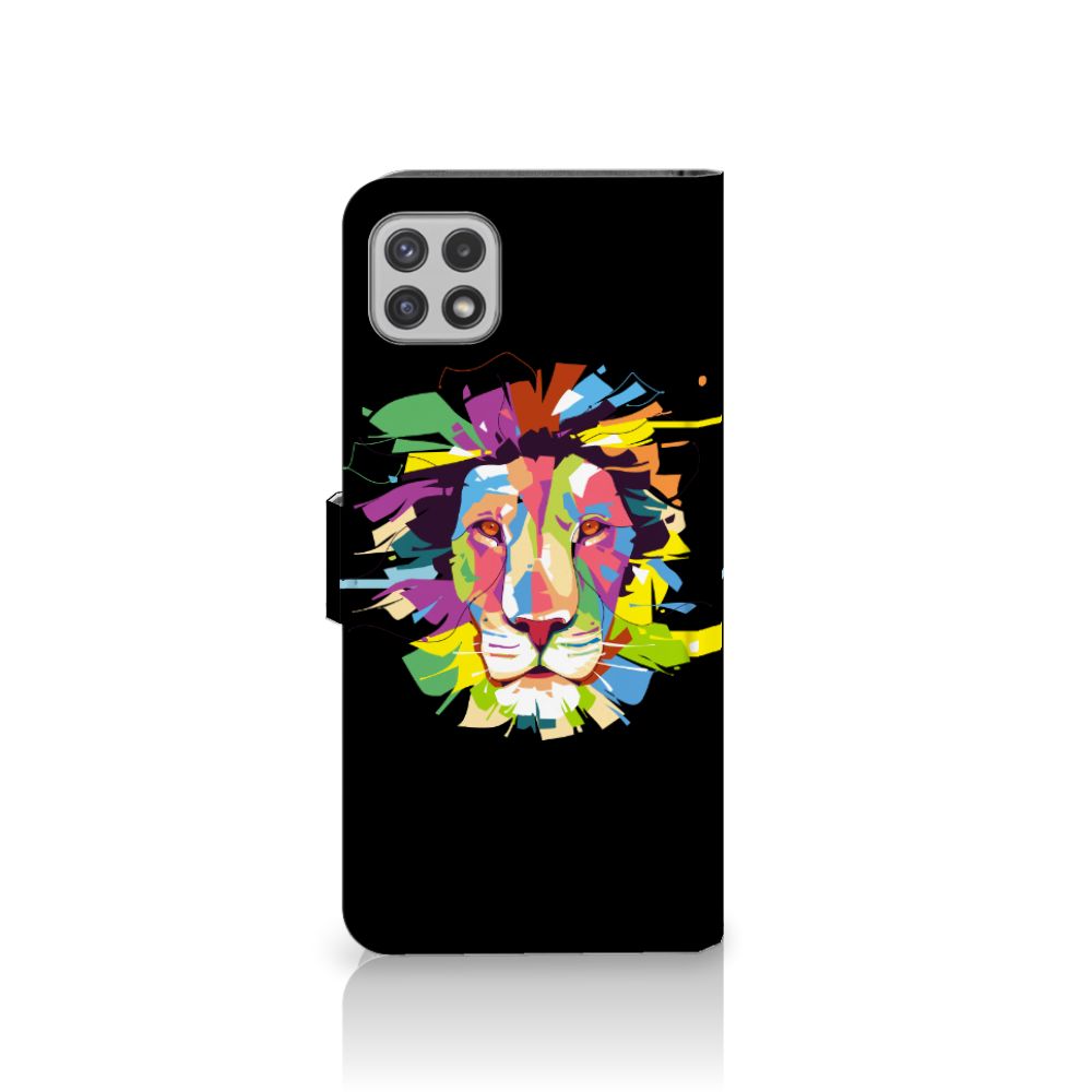 Samsung Galaxy A22 5G Leuk Hoesje Lion Color