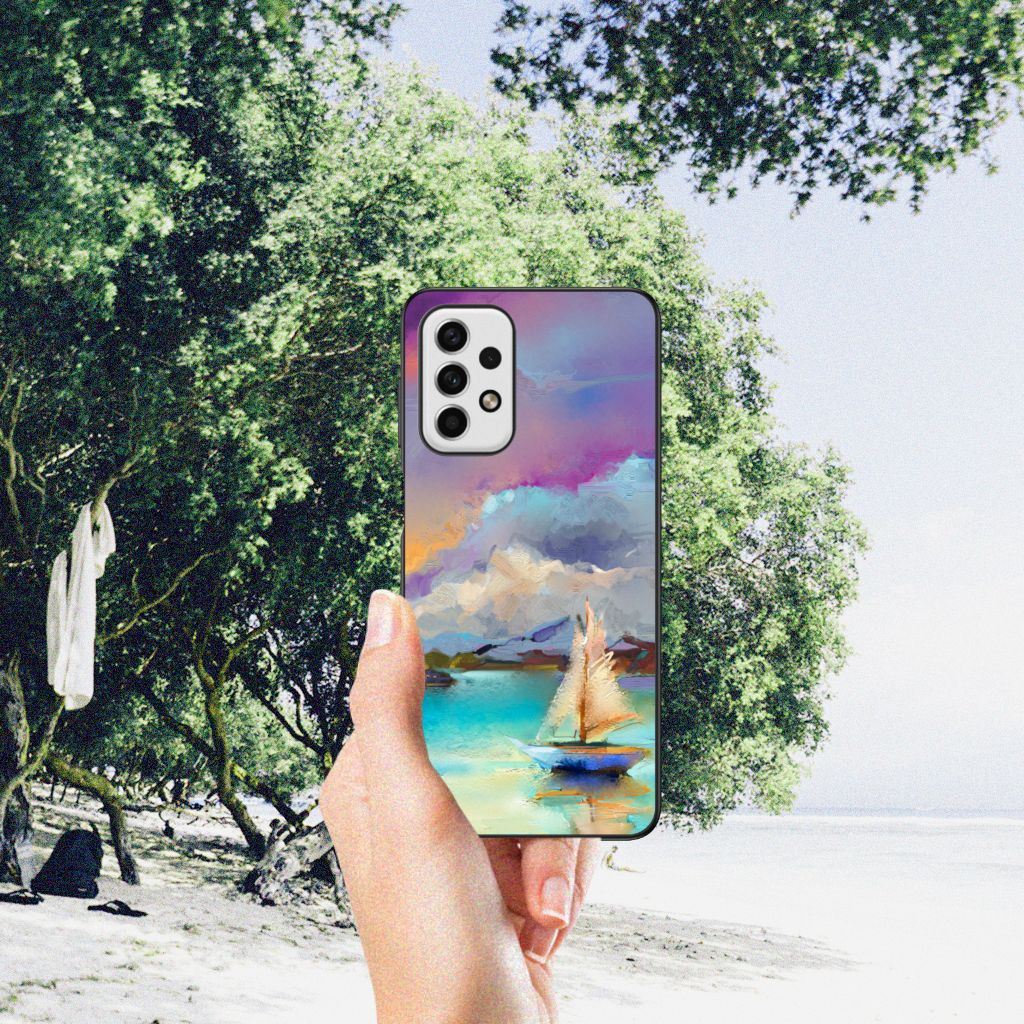 Kleurrijke Telefoonhoesje Samsung Galaxy A23 Boat B2C Telecom