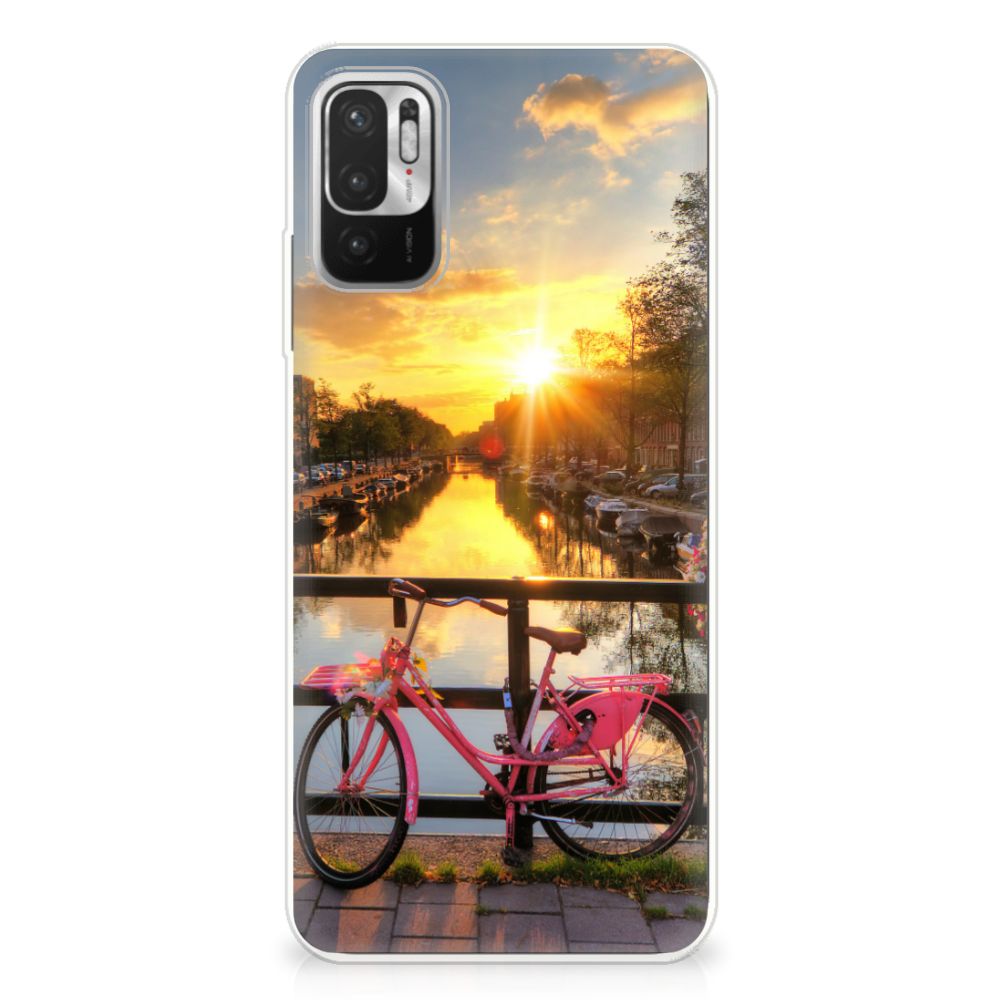 Xiaomi Redmi Note 10/10T 5G | Poco M3 Pro Siliconen Back Cover Amsterdamse Grachten