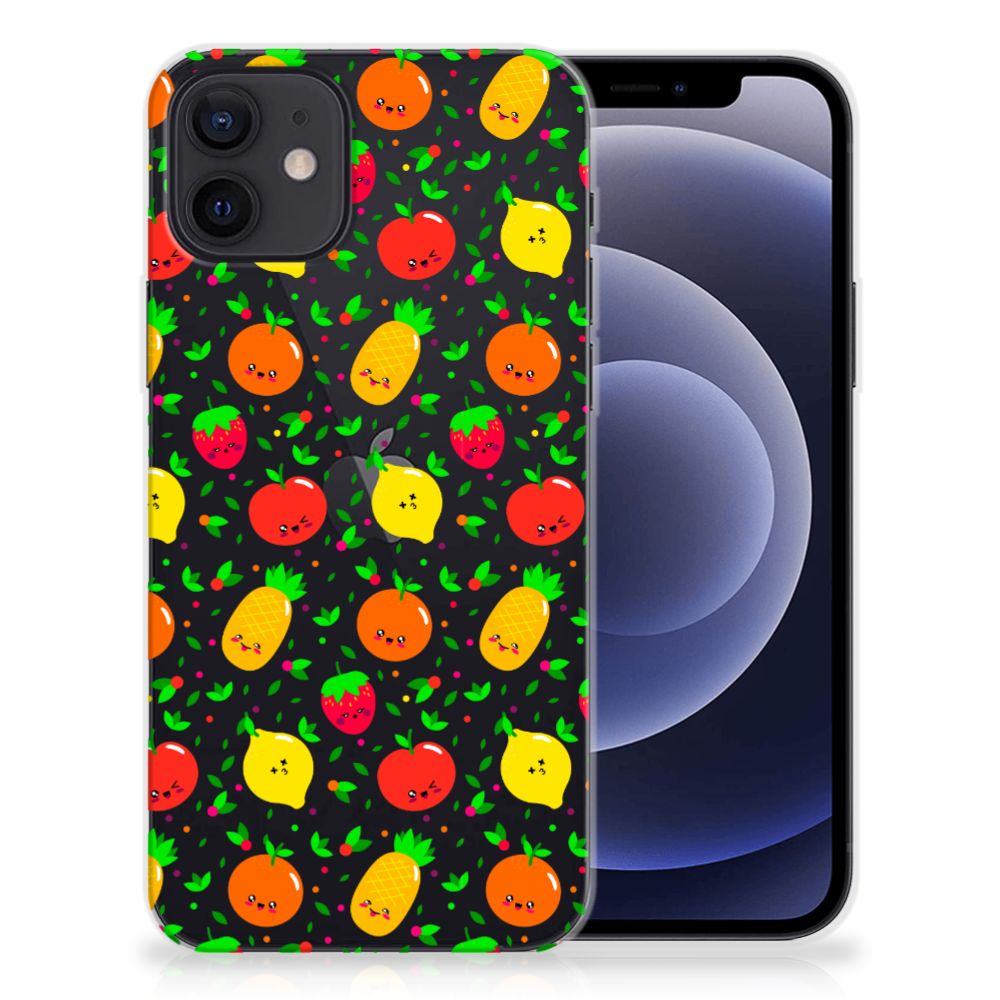 iPhone 12 | 12 Pro (6.1") Siliconen Case Fruits