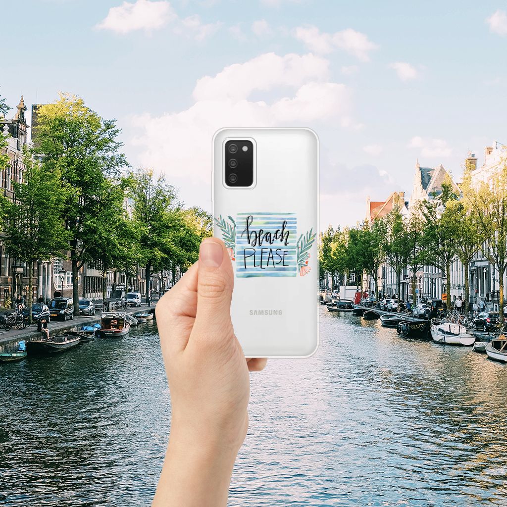 Samsung Galaxy A03S Telefoonhoesje met Naam Boho Beach B2C Telecom